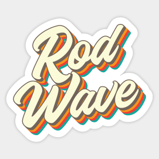 Rod Wave Retro Sticker